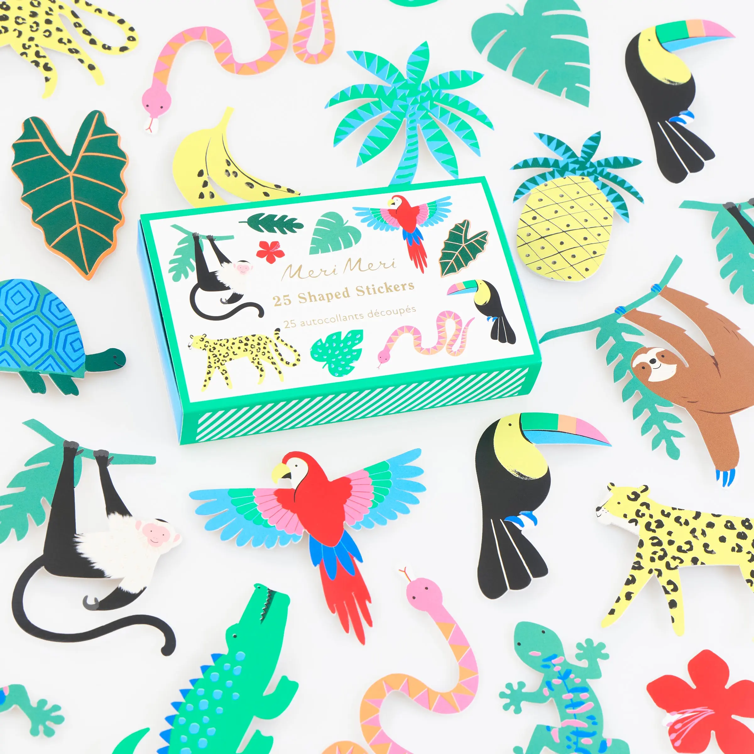 Jungle Jamboree Shaped Stickers (x 25 stickers)