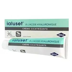 IBSA laluset Hyaluronic Acid cream 100g - French Pharmacy 100% Pure for Deep Hydration & skin repair