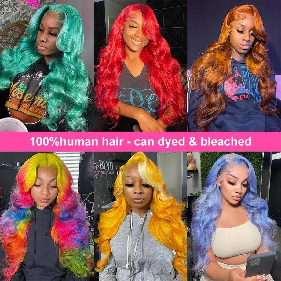 [NEW IN] Hot Star 613 Blonde Straight and Body Wave 13x6 Lace Front Wig Human Hair HD Transparent Lace Frontal Wig for Women Pre Plucked with Baby Hair