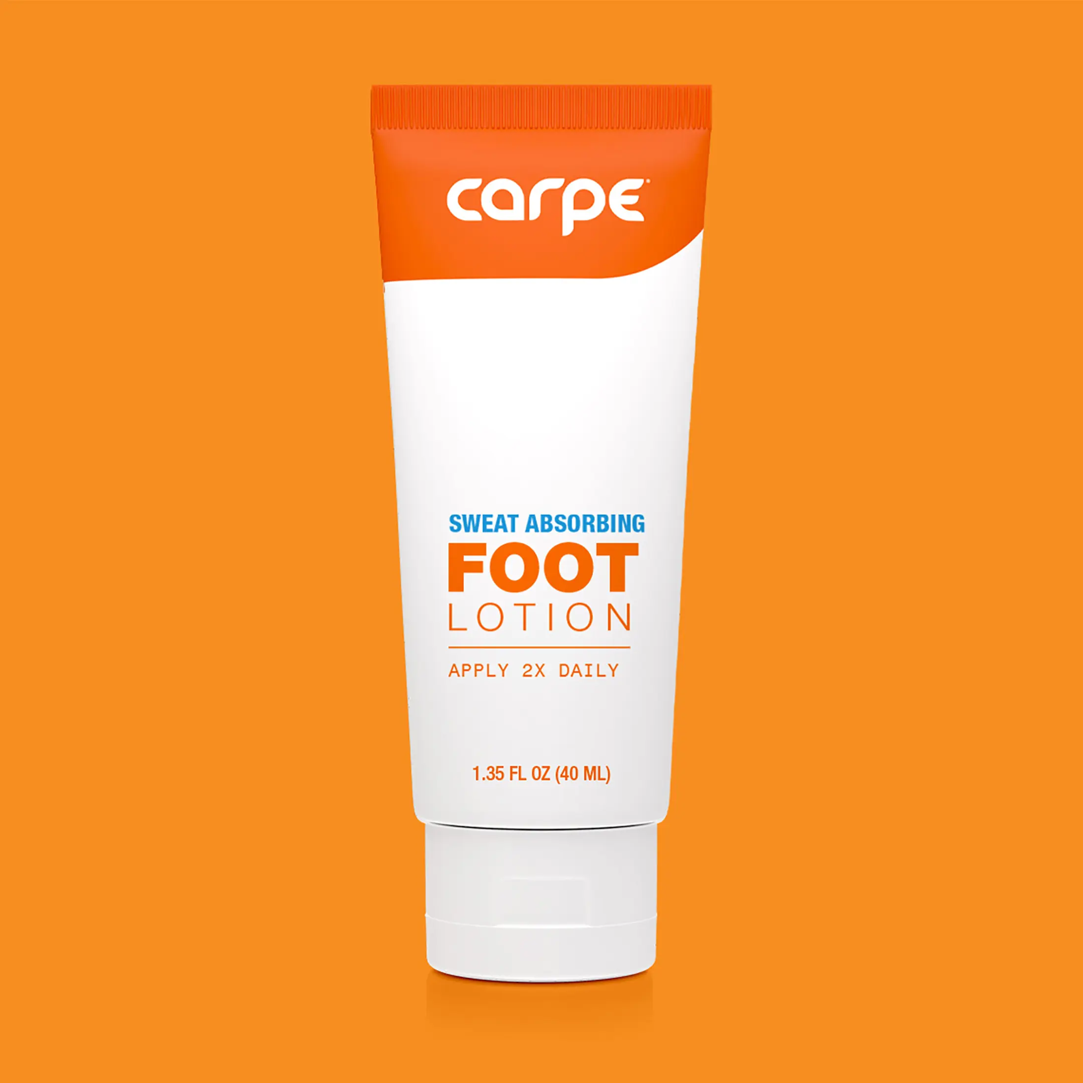 Carpe Sweat Absorbing Foot Lotion - Effective Formula with No Residue - for Foot Sweat and Odor Control Foot Odor Eliminator - Foot Cream For Dry Feet - Foot Moisturizer