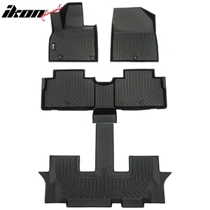 Floor Mats for Kia Telluride 2020-2025 7 & 8 Seats Heavy Duty TPE 3D Liner