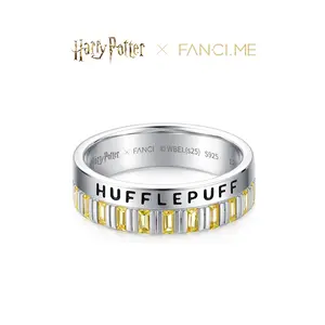 FANCIME x Harry Potter Hufflepuff House Silver Ring