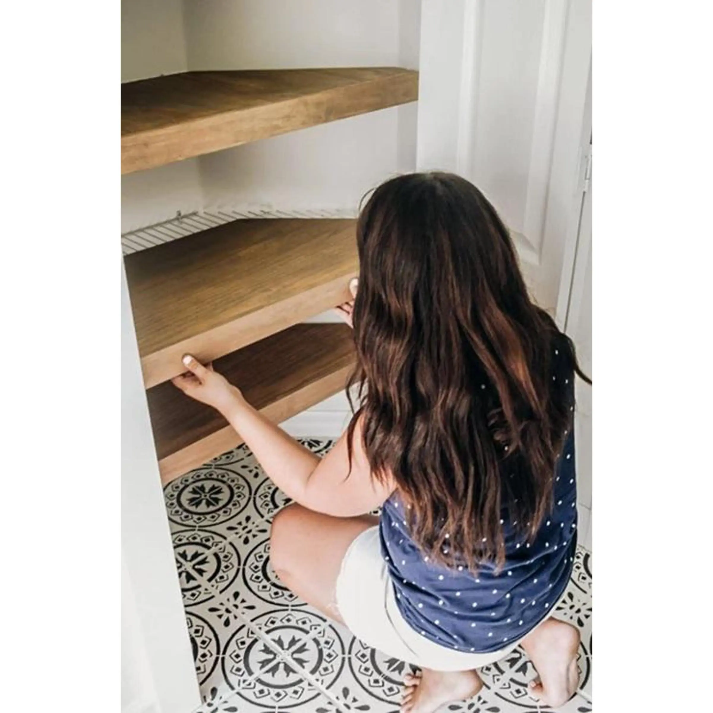 Wire Rack Shelf Cover Solid Wood Closet Shelf, Custom Fit for Wire Shelving, Easy Tool-Free Installation, Durable 1/2 Plywood, Linen Closet & Pantry Organizer