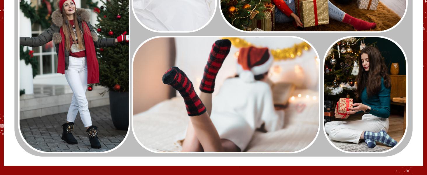 BomKinta Fuzzy Socks Women - Winter House Slipper Sock - Cozy Thick Warm Sleeping Socks Size 5-10 BomKinta Fuzzy Socks Women - Winter House Slipper Sock - Cozy Thick Warm Sleeping Socks Size 5-10