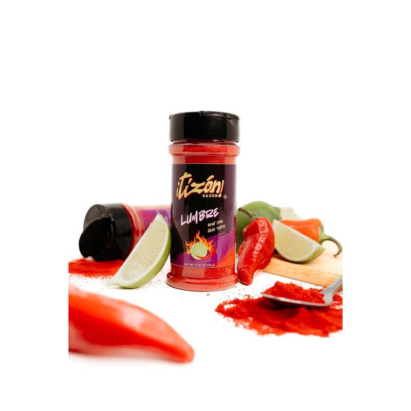 Tizon Lumbre Mexican Seasoning Powder, Fuego Flavor, Snack Seasoning for Popcorn, Chips, Nuts, Fruits