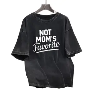 Everyday Women’s Washed T-Shirt – Loose Fit, Durable Fabric, Fun Geometric Casual Top