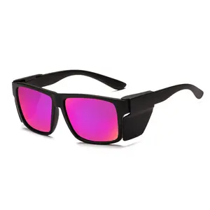 Matte Black Frame Smoke Polarized Z87 Safety Sunglasses UV400 Protection ANSI Z87.1 Certified Anti-Glare Impact-Resistant Lightweight Work Sports Eyewear