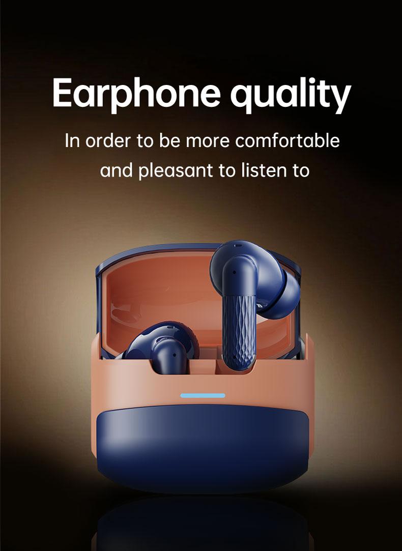 Acer OHR548 Smart Noise Cancelling Earbuds, Wireless Stereo Earphones, Extra Long Battery Life, Universal Fit for Men and Women, Comfortable Wear, Noise Isolation Headphones, Compact Headset Design,   Bt.  noise cancelling headphones Audio Blue Electronic