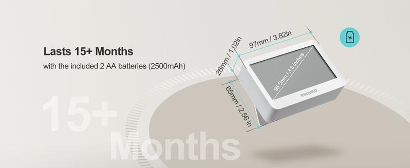 INKBIRD  Bluetooth Thermo-Hygrometer: 6-in-1 Indoor  Monitor with APP control, custom comfort, 2-year data export. For home, wine cellar, greenhouse.