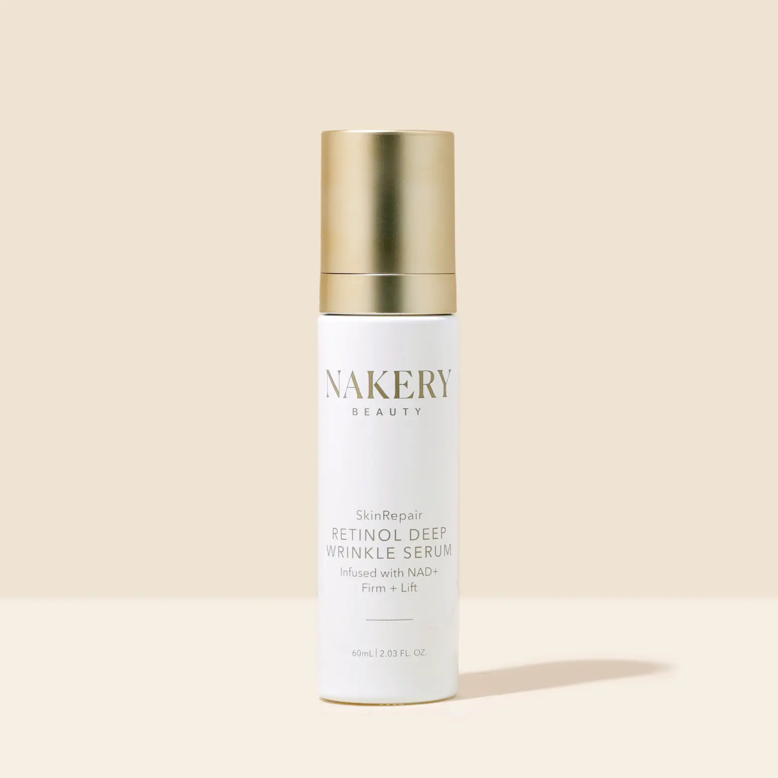 Nakery SkinRepair Retinol Serum, Gentle Anti-Aging Formula with Encapsulated Retinol, NAD+ & Ceramides for Firming & Lifting, 60ml, Redness