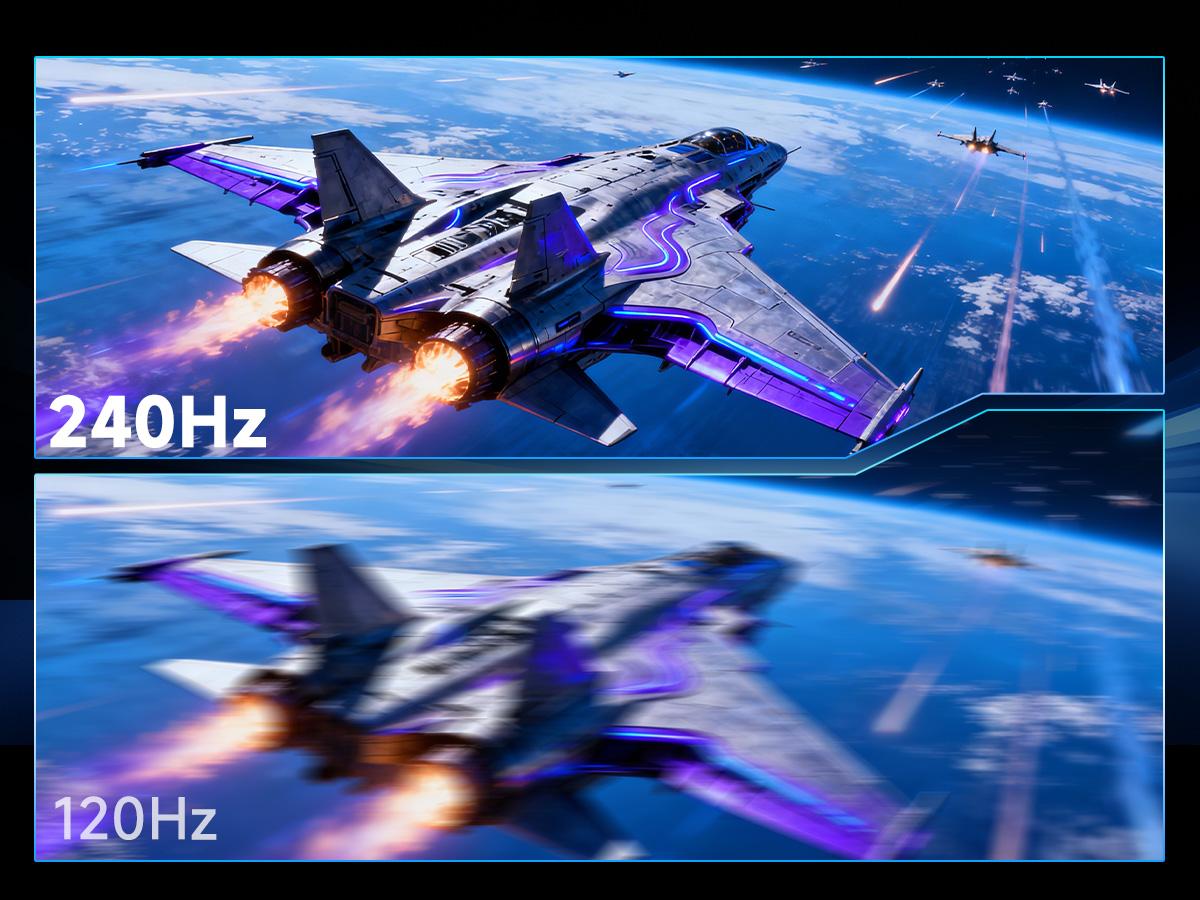 KTC 23.6" FHD 1080P 240Hz Gaming Monitor, 1500R Curved Computer Monitor 1080P, 3000:1 Contrast, Adaptive Sync, HDR, MPRT 1ms, HDMI DisplayPort, Low Blue Light, Tilt, VESA Mount, H24S17P KTC 23.6" FHD 1080P 240Hz Gaming Monitor, 1500R Curved Computer Monitor 1080P, 3000:1 Contrast, Adaptive Sync, HDR, MPRT 1ms, HDMI DisplayPort, Low Blue Light, Tilt, VESA Mount, H24S17P