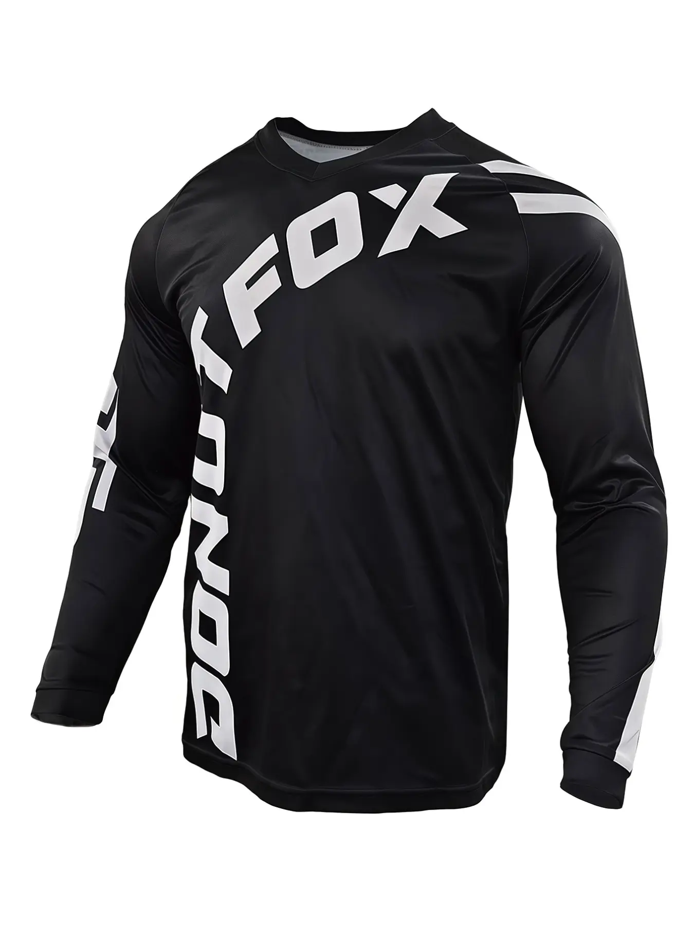 Men's Breathable Quick-Dry Long Sleeve Cycling Sports Wear Shirt, High-Elastic Fabric, Lightweight, Sporty Style, All Seasons