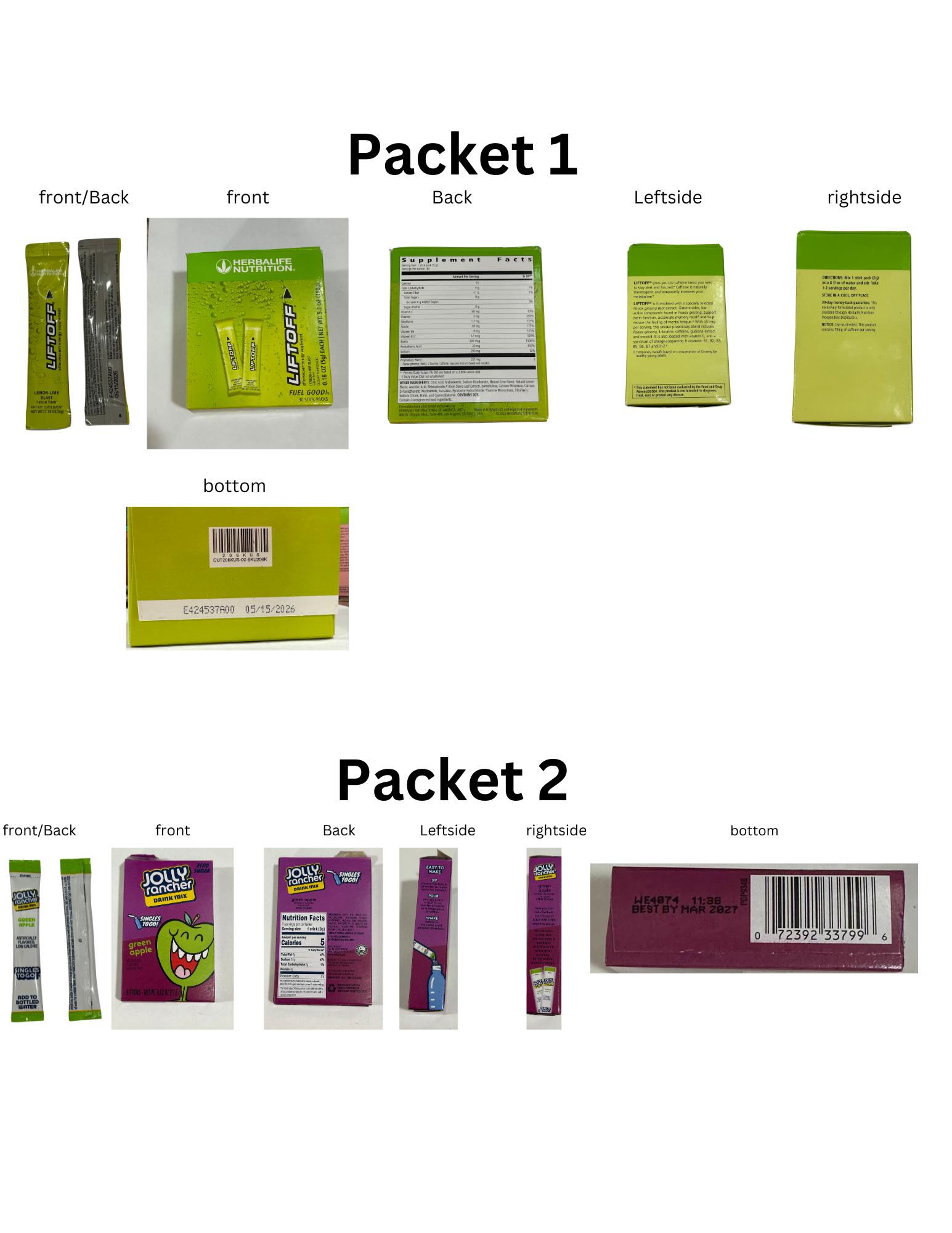 Hippie Tea No Crash Energy Tea Beverage with Collagen, Lift Off, and Drink Mix - Strawberry Lemonade Flavor Colagen