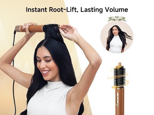 DREAME AirStyle Pro 7-in-1 Hair Styler with Fast Drying, Rated Voltage 110v-120v, 2 Curling Barrels, Volumizing Effect, Smoothing Brush, and Comfort for Enhanced Styling hair styling tools hair Straightener Curler Set Curly Iron lam ge multi curl