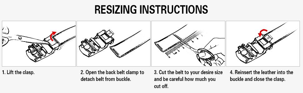 BOSTANTEN Leather Mens Belt Easy Release Ratchet Belt For Men Dress and Casual with Adjustable Buckle, Trim to Fit Textured Fathers Gift