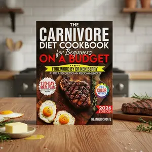 The Carnivore Diet Cookbook for Beginners on a Budget: $7/Day 120-Day Meal Plan, Smart Shopping & Easy Meat-Based Recipes