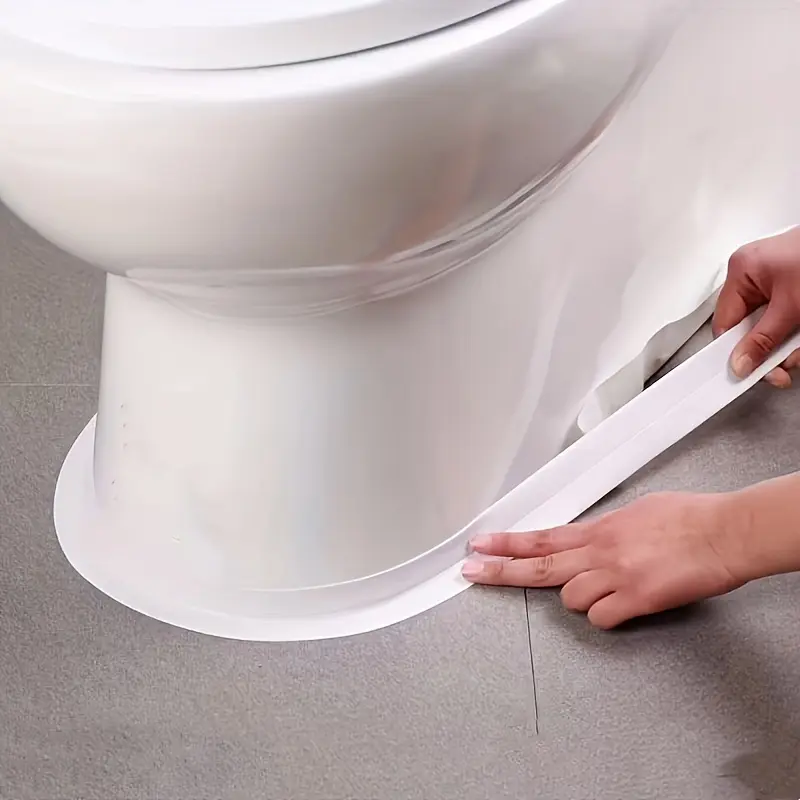 4 Rolls White Water-Resistant Gap-Filling Tape - Leak Proof Design, Sealing Tape for Covering Gaps, Seams Around Sinks, Kitchen/Bath Wet Area Protection