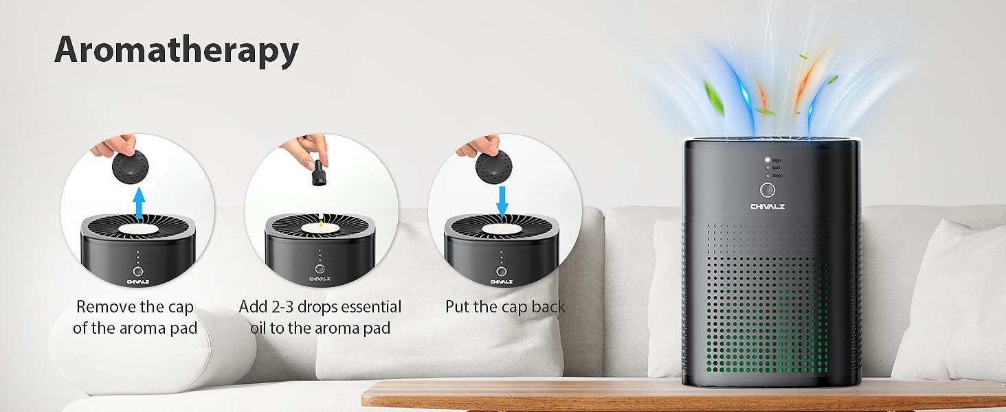 Chivalz 2 Pack Air Purifier for Bedroom Allergies Pet Hair 3 in 1 Filter with HEPA Sleep Mode Removes Dust Smoke Pollutants Odors Air Purifier Natural Air Filter, Household Appliances #TikTokShopBlackFriday Fragrance Machine Chivalz 2 Pack Air Purifier for Bedroom Allergies Pet Hair 3 in 1 Filter with HEPA Sleep Mode Removes Dust Smoke Pollutants Odors Air Purifier Natural Air Filter, Household Appliances #TikTokShopBlackFriday Fragrance Machine