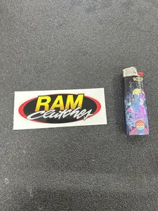 RAM Clutches Automotive Brand Sticker for Cars and Trucks