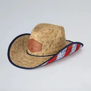 Cowboy Straw Hat | American Flag