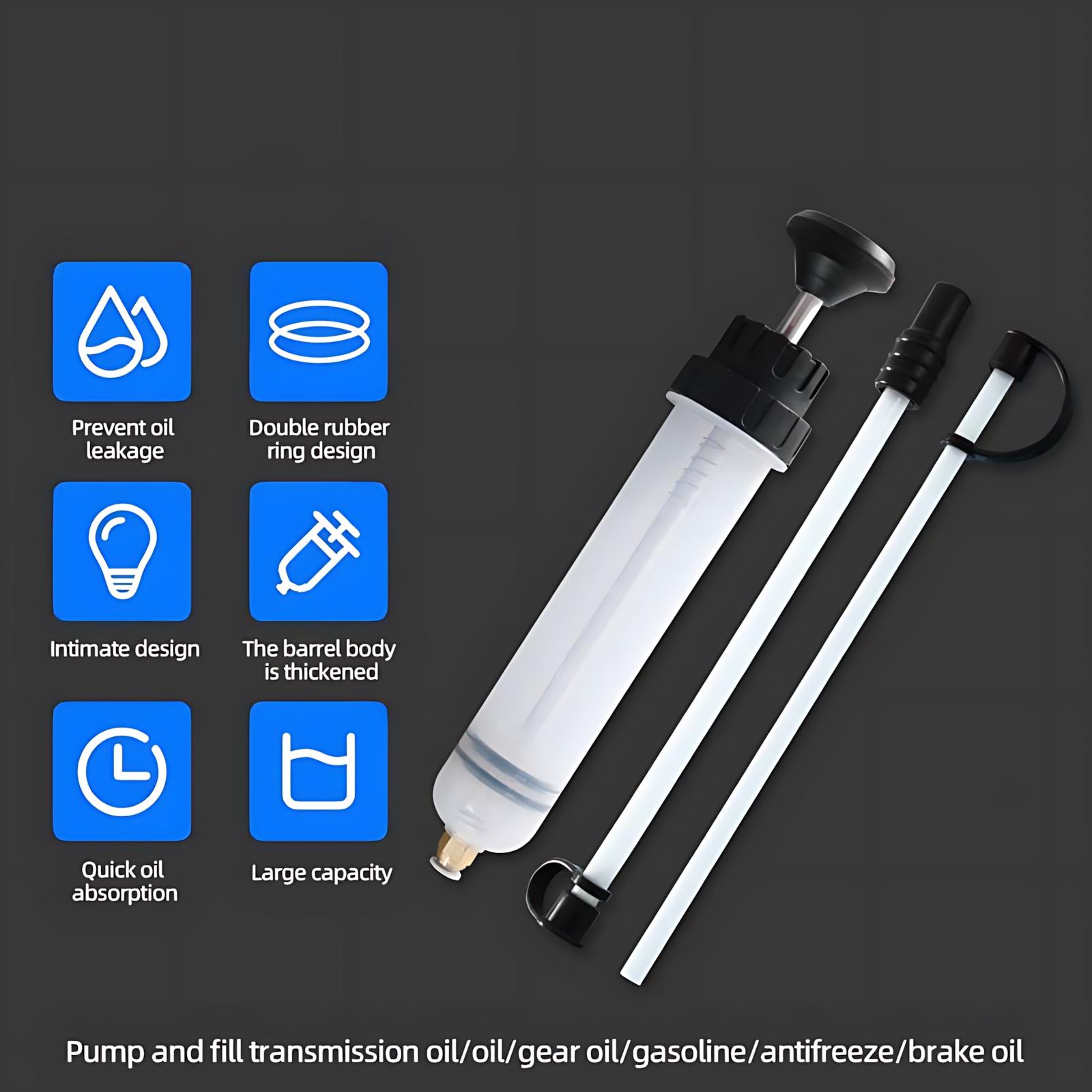 500CC Manual Oil Extractor Pump Automotive Fluid Transfer Tool for Car Maintenance Quick Absorption Fuel Suction Hand Pump