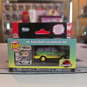 Funko Bitty Pop Rides Dr. Alan Grant & Jurassic SUV Jurassic Park