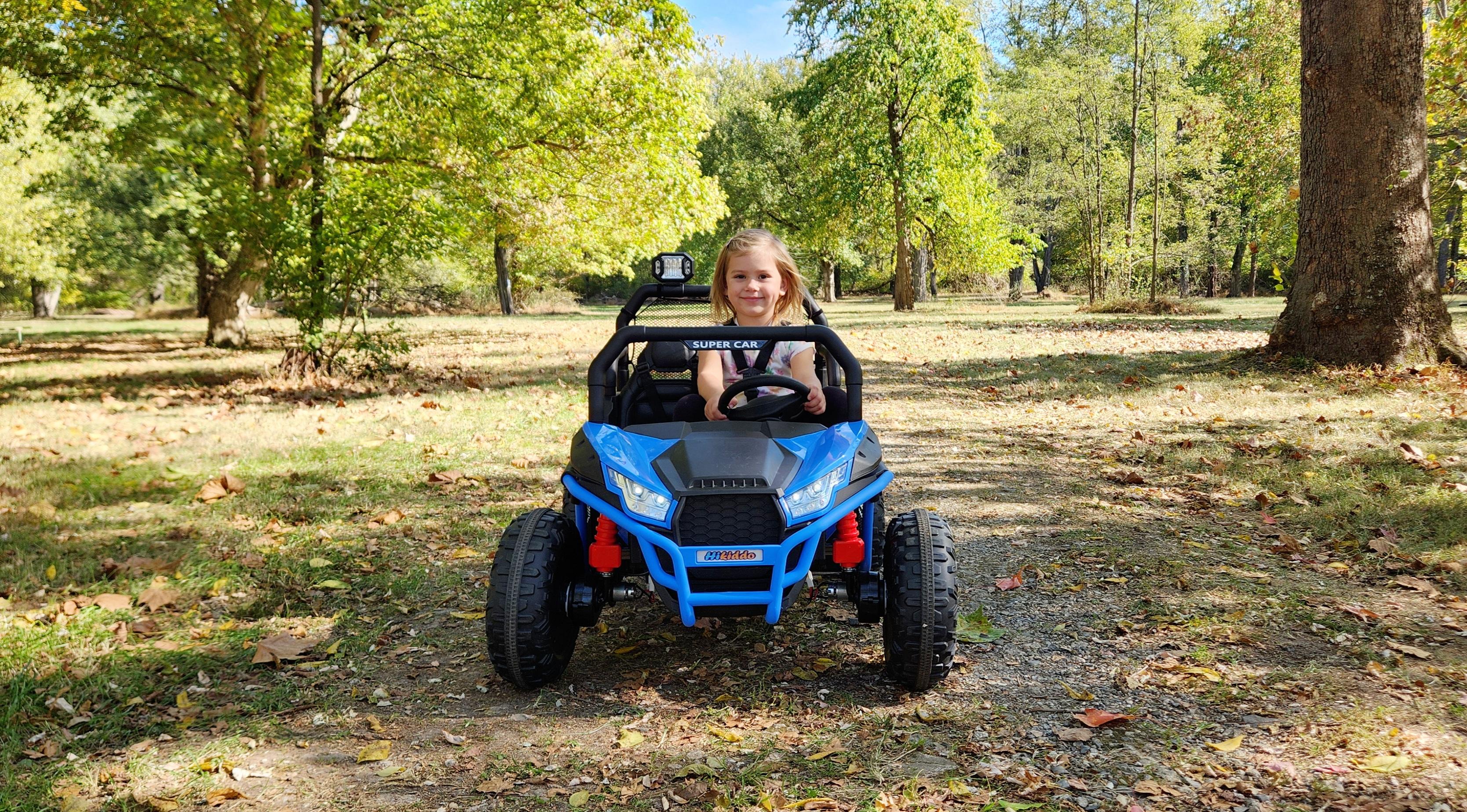 24V/12V Kids UTV, 4WD 2 Seater Ride-on Toy Electric Car for Big Kids with Remote Control