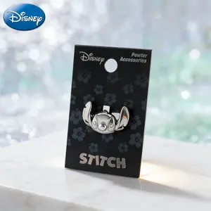 1PC Disney Stitch Pin Officially Licensed 3D Carved Texture Collectible Anime Brooch Backpack Decoration Jacket Lapel Anti-Rust Exquisite Alloy Enamel Gift