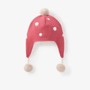 Mushroom Aviator Knit Baby Hat