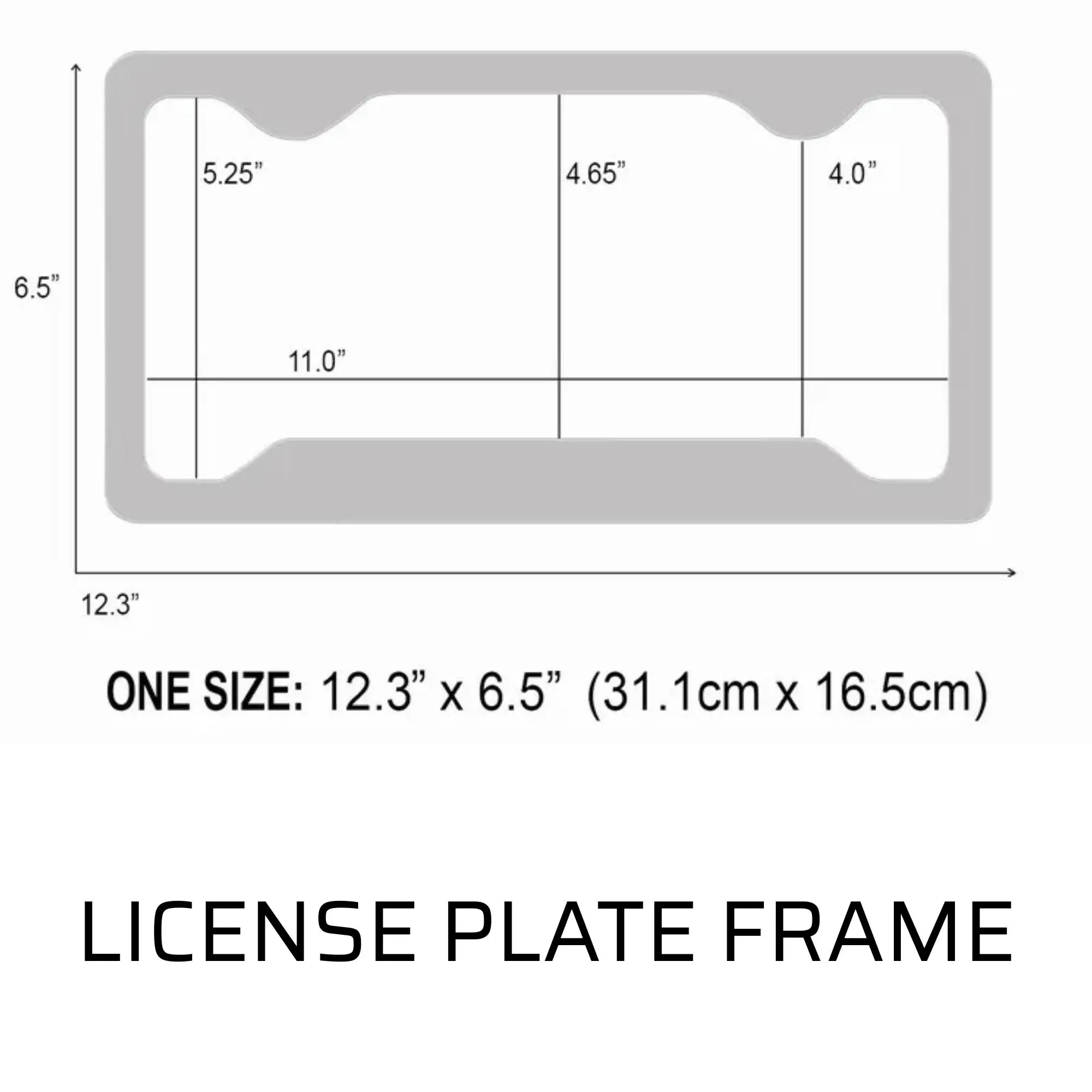 Teal Western License Plate Cover