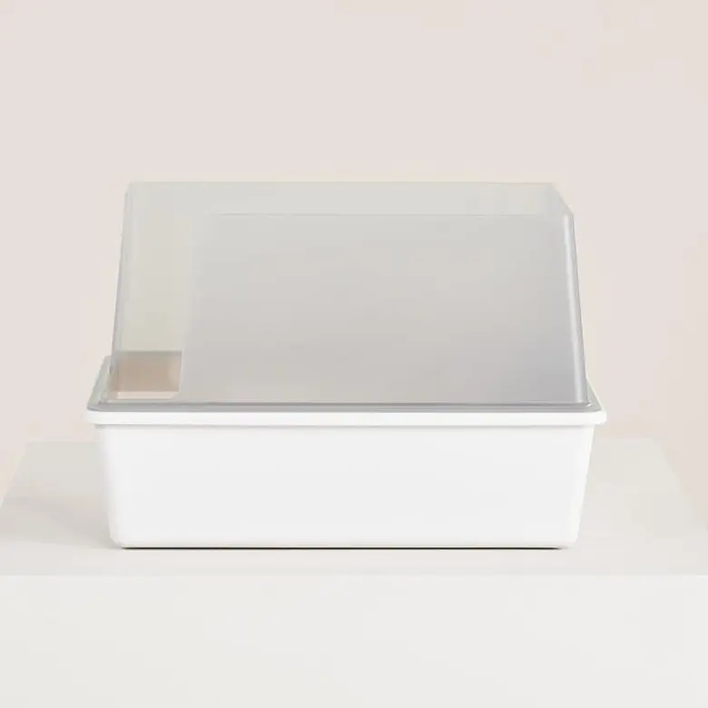 Cubby Litter Box - High Sided Cat Litter Box, Open Top, High Quality, Nonstick, Odor Resistant, Anti-urine Leakage, Scatter Control