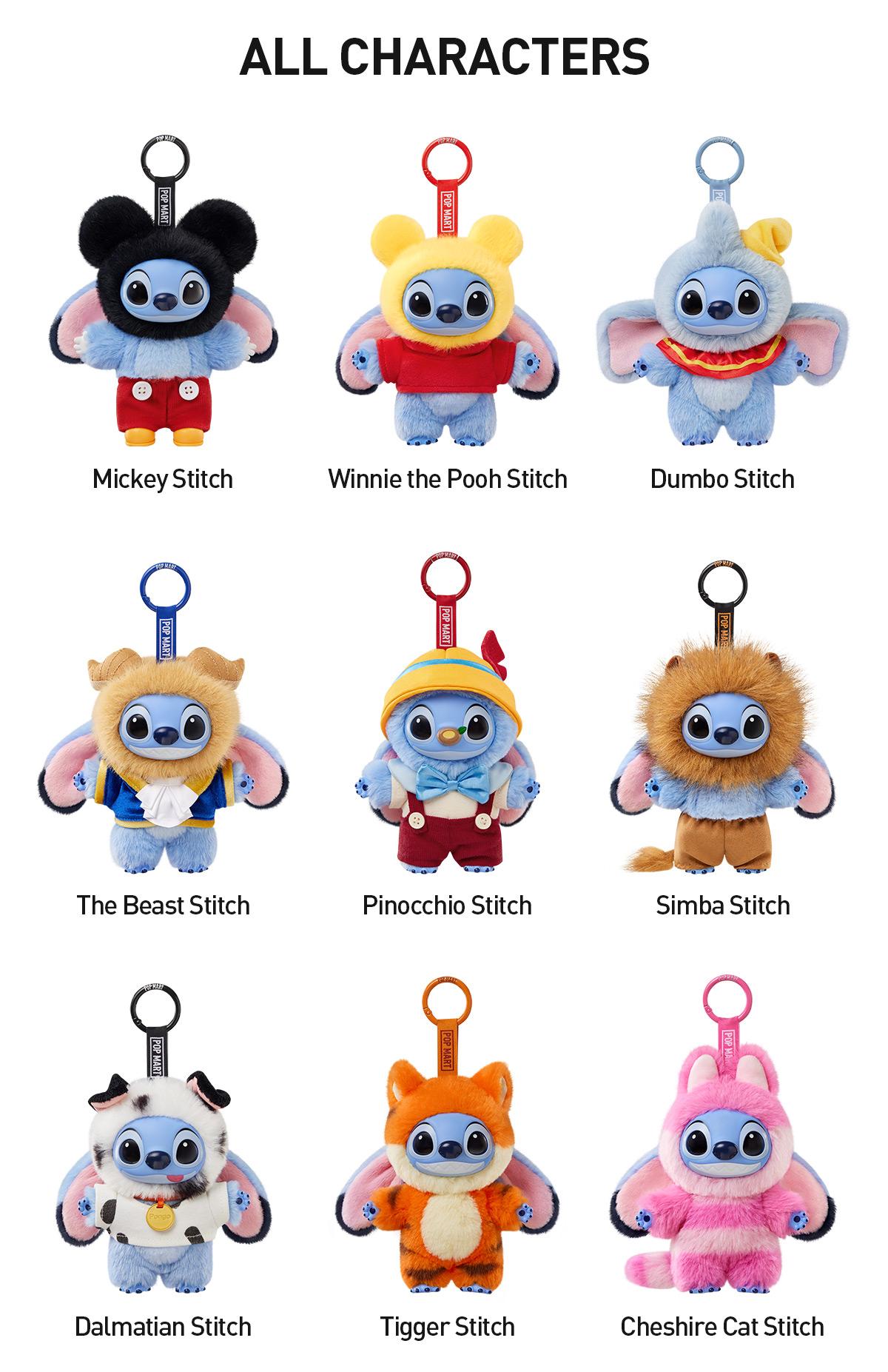 POP MART Stitch Adventure Series Vinyl Plush Pendant Blind Box