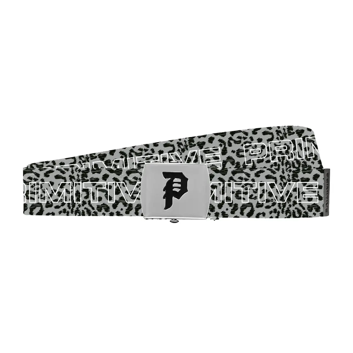PRIMITIVE APPAREL Quest Polyester Web Belt, Casual Strap with Printed Artwork and a Debossed Print Logo Buckle, Alternative Grunge Men's Belts, Webbing Texture Hit, Men's Accessories, Casual Wear, Debossed Logo, Waist Belt, Frame Buckle