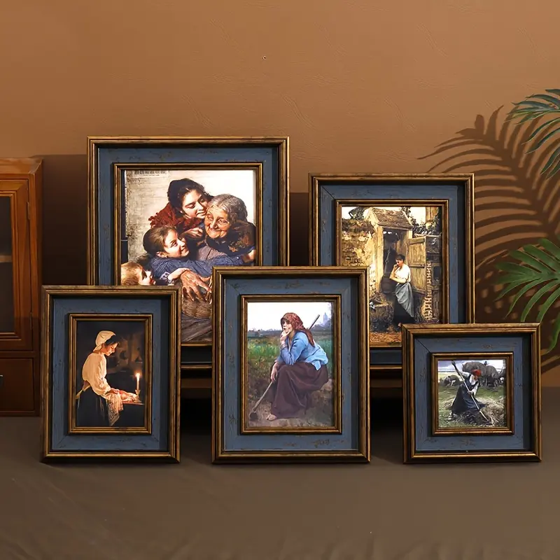 Vintage Copper Color Frame, Elegant Antique Wall Art, Home Decor & Desktop Photo Display, Perfect Christmas Gift, Picture Frame