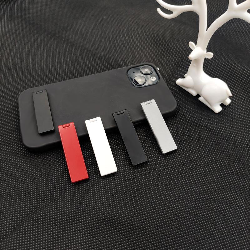 Desktop Stand Neutral Ultra-Thin Single-Bar Metal Stand Multi-Function Card-Style Flip-Cover Phone Holder #WZZJ1