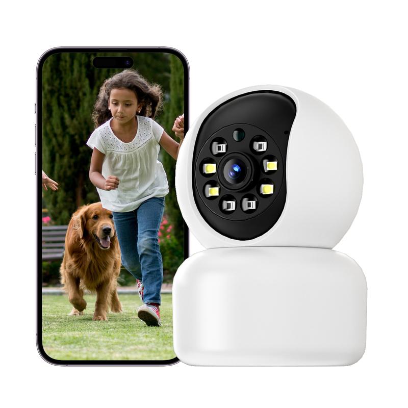 Hawkray 4MP 360° Pan/Tilt  WiFi Cameras for Home Security 5G/2.4 Dual-Band WiFi Pet/Dog/Baby Camera with Phone App 2-Way Audio, Night Vision Easy & Quick Install 911 Alarm Open AI enable US Local Cloud Storage Monitoring Surveillance