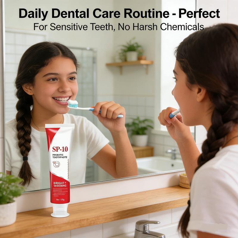 2 PCS SP-10 Probiotic Toothpaste,Enhanced Formula with 10 Probiotics for Teeth Whitening,Fluoride-Free, Fresh Mint Flavor 2 PCS SP-10 Probiotic Toothpaste,Enhanced Formula with 10 Probiotics for Teeth Whitening,Fluoride-Free, Fresh Mint Flavor