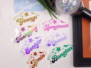 Light Stick Decal Kpop Accessories K pop - Gift K-pop Merch Vinyl Sticker, Kawaii