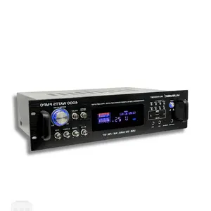 MUSYSIC MU‑H4000BT Professional 4000W Hybrid Amplifier / Pre‑Amplifier with Bluetooth, USB/SD, AM/FM Tuner & Karaoke Features