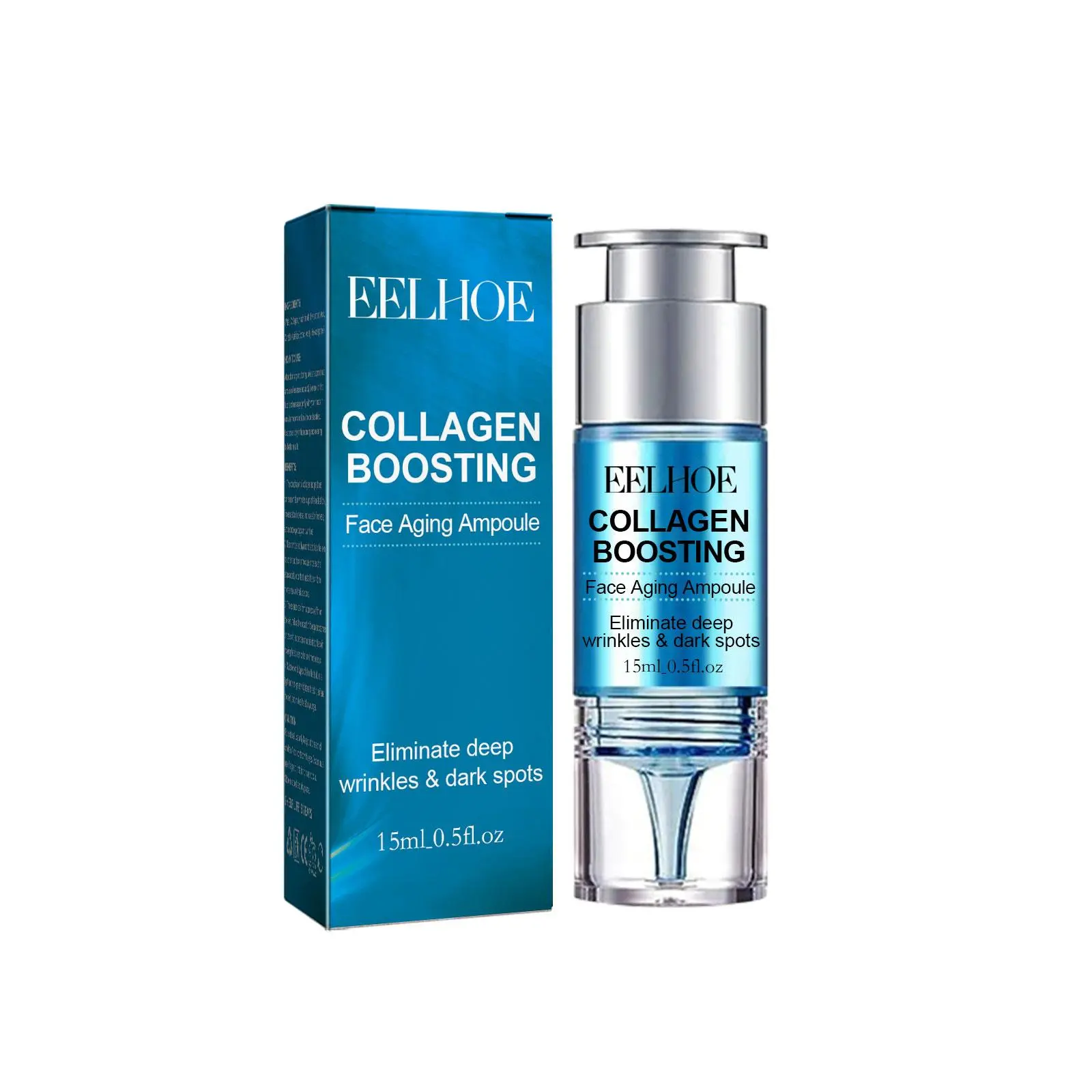 EELHOE anti-aging collagen ampoule, moisturizing and firming skin, light lines and skin rejuvenation ampoule
