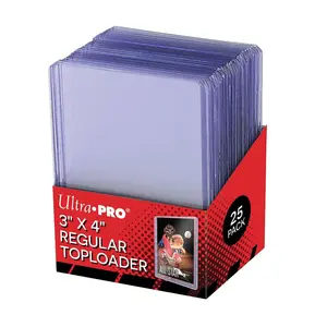 Ultra Pro: Standard 3 x 4" Top Loader 25CT Pack Trading Card Toploaders Toploader Cards