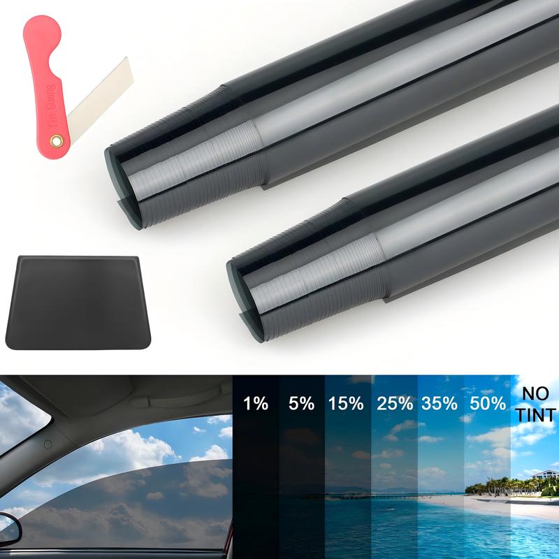 AUXITO 300CM Uncut Roll Window Tint Film 1% 5% 15% 20% 35% 50% 70% VLT 20" x 10ft Feet Car Home Office Glass AUXITO 300CM Uncut Roll Window Tint Film 1% 5% 15% 20% 35% 50% 70% VLT 20" x 10ft Feet Car Home Office Glass
