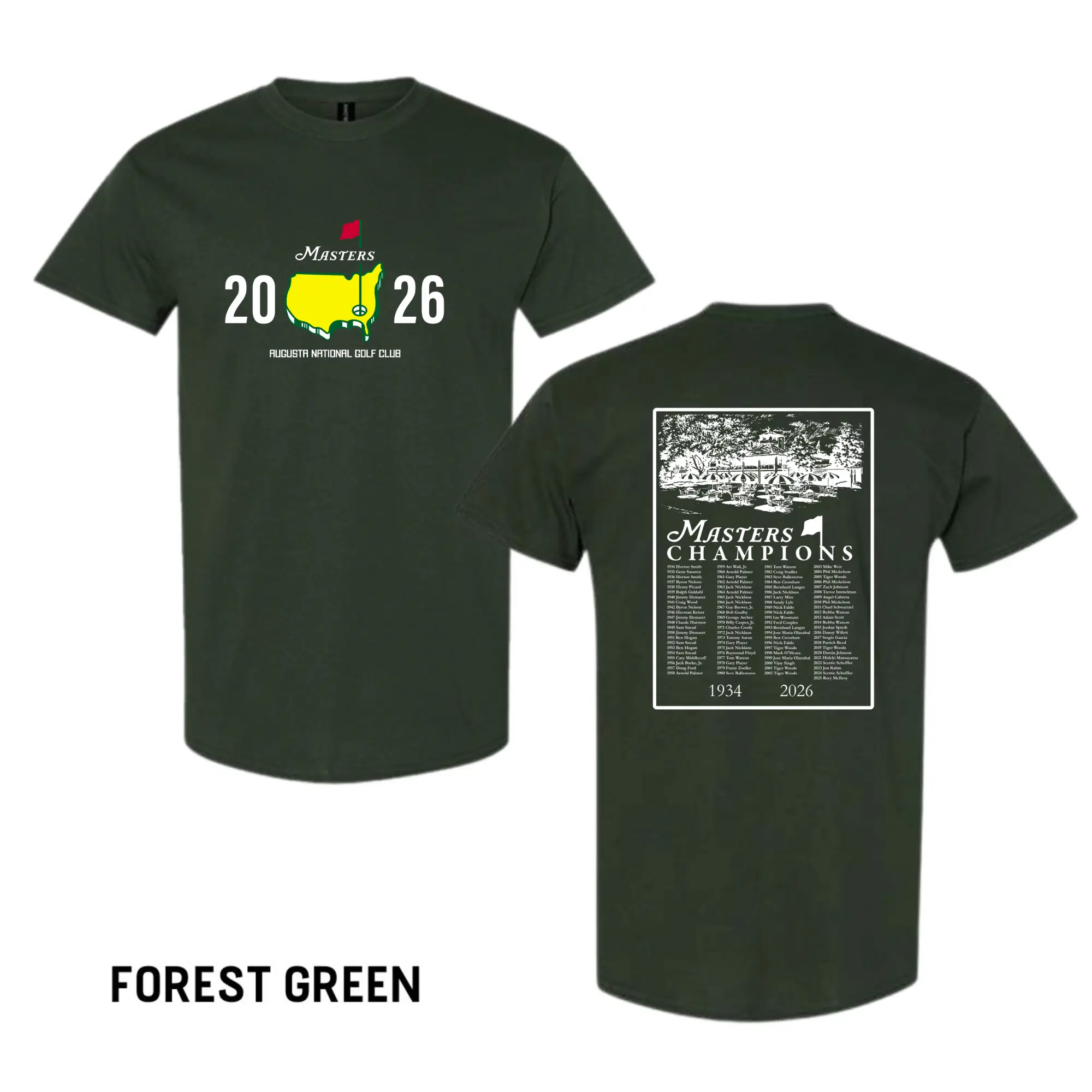 MASTERS 2026 Tシャツ グリーン MD 【公式通販】