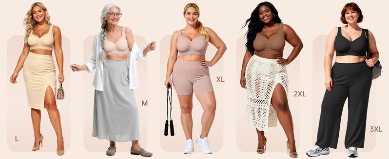 Women Jelly Bras Wirefree Full Coverage No Underwire Everyday Bras Comfortable Wireless Padded Tshirt Bra