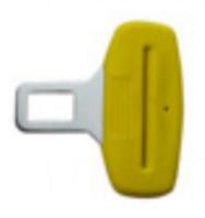 Curved lock tongue (yellow)