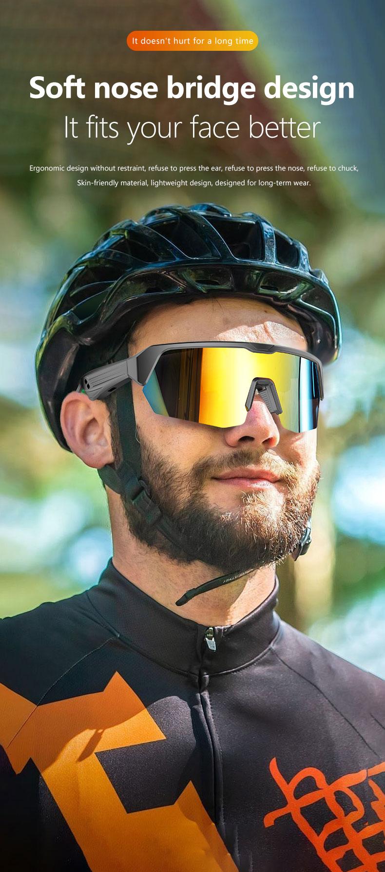 Smart Bluetooth Sunglasses with Built-in Speakers, Wireless Music & Hands-Free Calls, Type-C Charging Audio Glasses for Driving, Cycling, Running & Outdoor Sports Smart Bluetooth Sunglasses with Built-in Speakers, Wireless Music & Hands-Free Calls, Type-C Charging Audio Glasses for Driving, Cycling, Running & Outdoor Sports