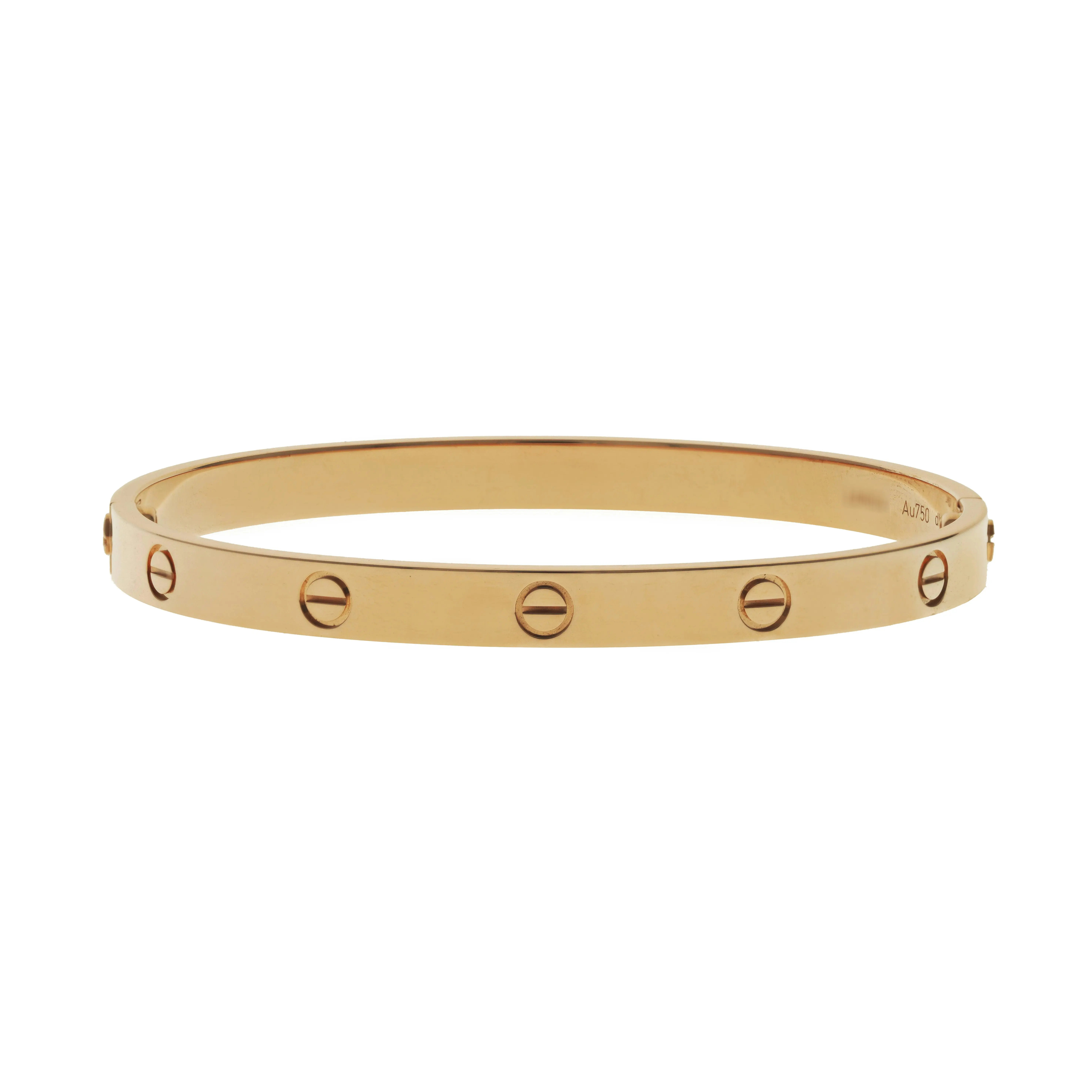 Pre-owned Cartier Love Bracelet Size 20