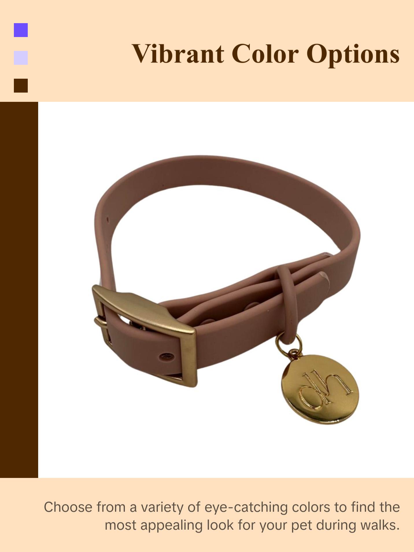 dh Designer PVC Collar & Leash Sets - Stylish Pet Accessories