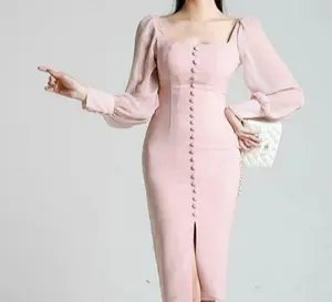 elegant long sleeve dress