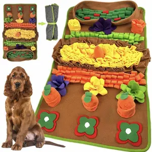 Pet Feeding Sniffing Mat Encourages Natural Foraging Skills Training Stress Release Indoor Outdoor Interactive Sniffing Pad Puzzle Toy Dog Stuff